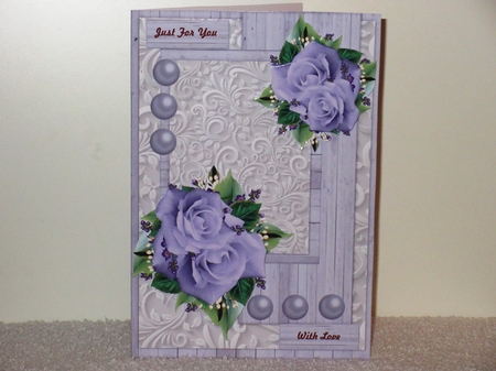 CU Vignette Gorgeous Lavender Roses by Wayne Swan