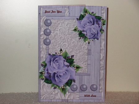CU Vignette Gorgeous Lavender Roses by Wayne Swan