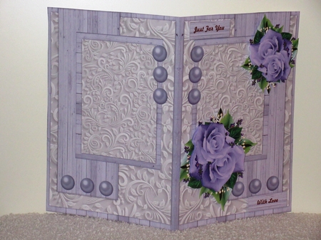 CU Vignette Gorgeous Lavender Roses by Wayne Swan