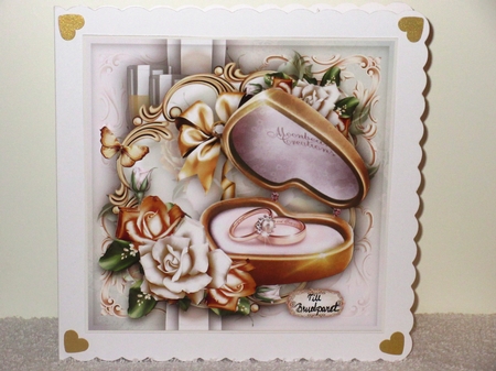 Wedding Anniversary Rings Card Mini Kit by Wayne Swan