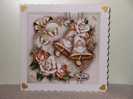 Wedding Anniversary Bells Card Mini Kit by Wayne Swan
