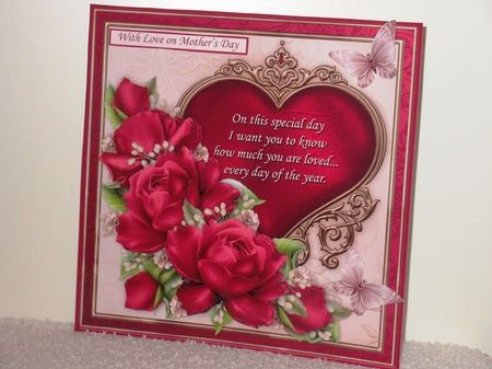 VERSES ROSES & HEARTS 7.5 Decoupage & Inserts Bumper Kit by Wayne Swan