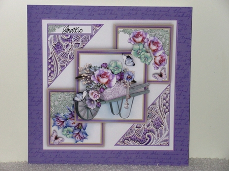The Rose and Lace Barrow Card Kit by Wayne Swan
