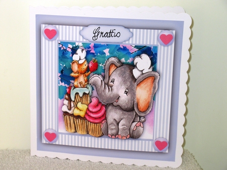 Ellies Strawberry Cupcake  by Wayne Swan