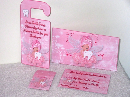 Pink Tooth Fairy Pack by Wayne Swan