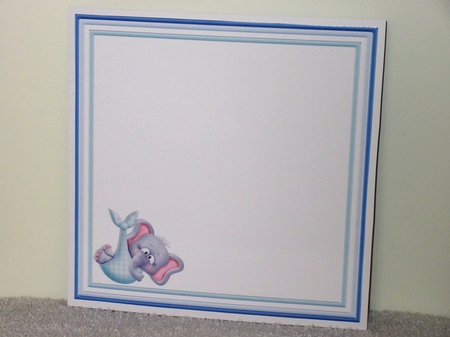 NEW BABY BOY ELI 7.5 Decoupage & Insert Mini Kit by Wayne Swan