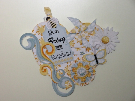Bring Me Sunshine Hanging Hearts Trio by Wayne Swan