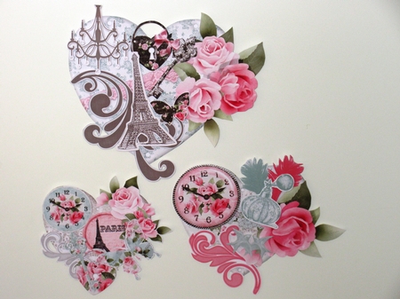 Parisienne Heirloom Hanging Hearts Trio by Wayne Swan