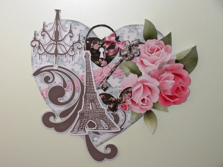 Parisienne Heirloom Hanging Hearts Trio by Wayne Swan