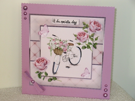 ROSE BASKET BICYCLE ALL OCCASIONS MINIKIT by Wayne Swan