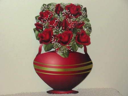 SFV Red Roses & gypsophilia by Wayne Swan