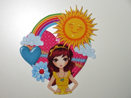 Always Chasing Rainbows Hanging Hearts Trio. by Wayne Swan