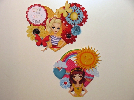 Always Chasing Rainbows Hanging Hearts Trio. by Wayne Swan