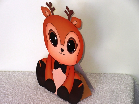 3D Cute Animal Treat Box Gift Set Mini Kit -  Cute Little Raindeer Snuggles by Wayne Swan