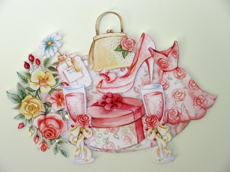 Chic Boutique #1 Hanging Oval Plaques Trio by Wayne Swan