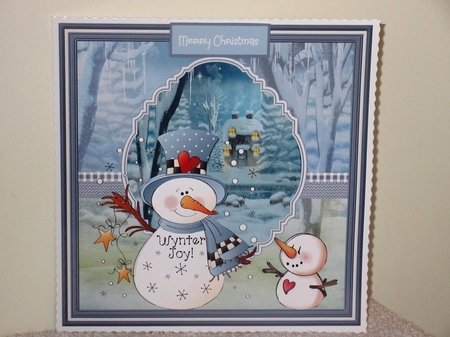 snowman and friend by Wayne Swan