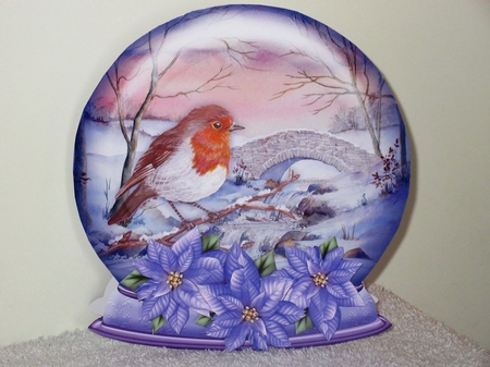 CHRISTMAS 8x8 SNOW GLOBE SHAPED ROCKER CARDS Bumper Kit by Wayne Swan