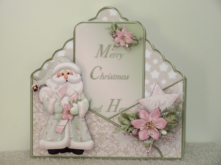 A Visit from Santa - Stand-up Envelope Card Mini Kit by Wayne Swan