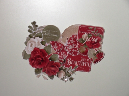 Inspirational Words #2 Hanging Hearts Trio. by Wayne Swan