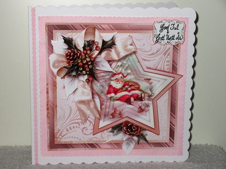 VINTAGE CHRISTMAS IN STARS 7.5 Decoupage & Insert Bumper Kit by Wayne Swan
