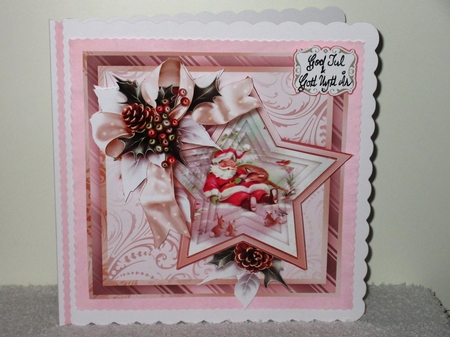VINTAGE CHRISTMAS IN STARS 7.5 Decoupage & Insert Bumper Kit by Wayne Swan