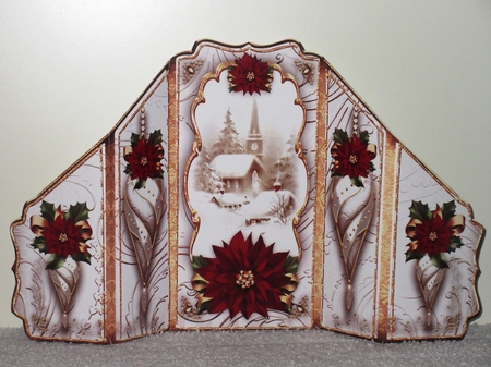 Winter White Christmas Shaped Card Mini Kit by Wayne Swan