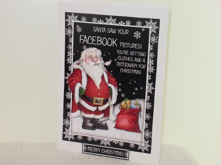 Santa Saw Your Facebook Pictures by Wayne Swan