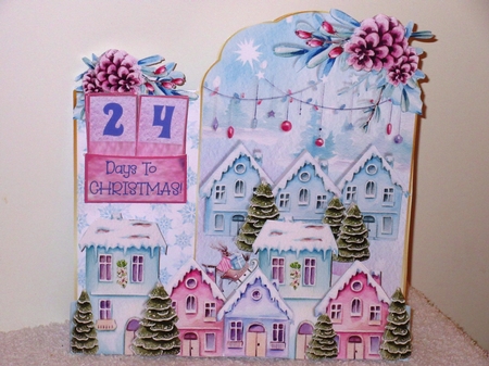 ADVENT STEPPER CARD - O Little Town by Wayne Swan
