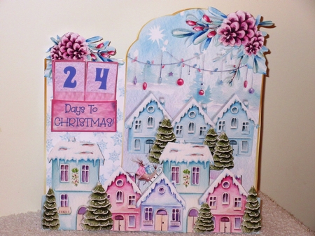 ADVENT STEPPER CARD - O Little Town by Wayne Swan