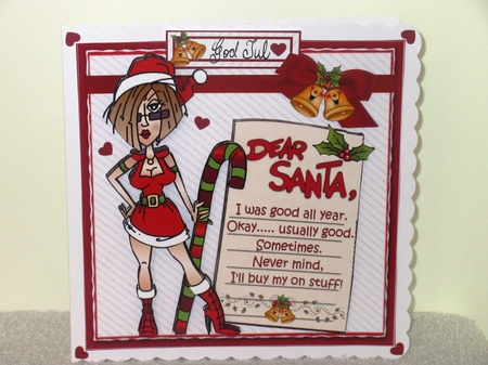 7x7 J.J writes to Santa by Wayne Swan