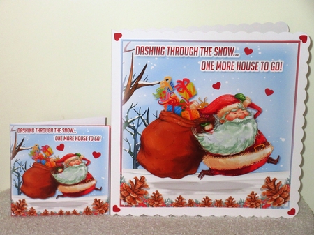 Dashing through the snow...One more house to go! by Wayne Swan