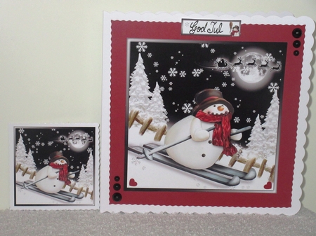 Skiing by with a Christmas Hi! by Wayne Swan