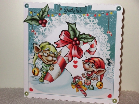 8x8 a giant candy cane mini kit by Wayne Swan