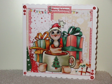 8x8 pengin cocoa mini kit by Wayne Swan