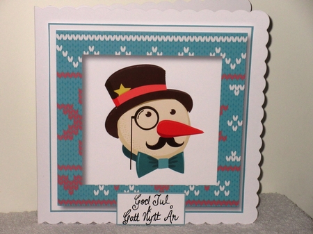 Hipster Christmas - Snowman by Wayne Swan