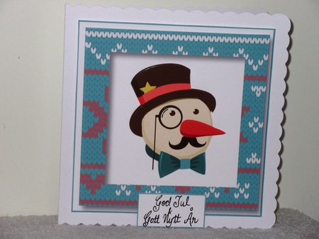 Hipster Christmas - Snowman by Wayne Swan