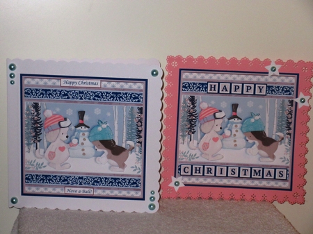 HAVE A BALL Dogs 7.5 Christmas Easy Cut Word Strips & Alphabet Kit by Wayne Swan