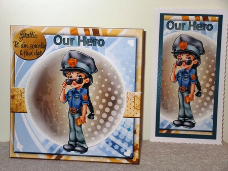 Mini Kit - Our Police woman Hero # 3  by Wayne Swan