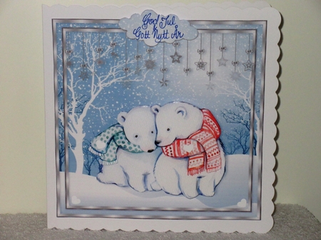 Cuddle Up & Keep Warm Polar Bears in the Snow Mini Kit by Wayne Swan