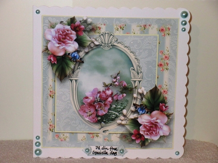 Country Garden The Begonia Card Kit by Wayne Swan