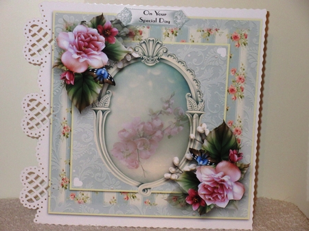 Country Garden The Begonia Card Kit by Wayne Swan