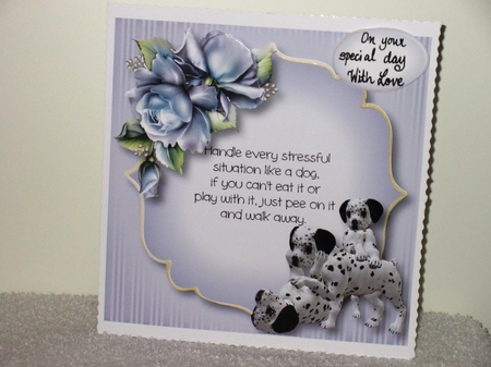 Playful Puppies - DALMATION - Quote Optional by Wayne Swan