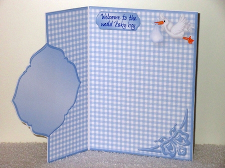 Baby Boy - Offset Front Card Mini Kit by Wayne Swan