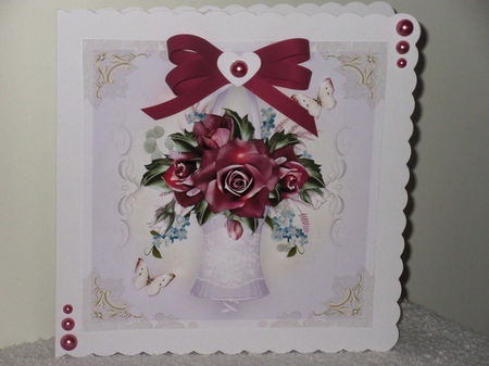 Vintage Bordeaux Flowers Basket Mini Kit by Wayne Swan