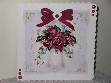Vintage Bordeaux Flowers Basket Mini Kit by Wayne Swan
