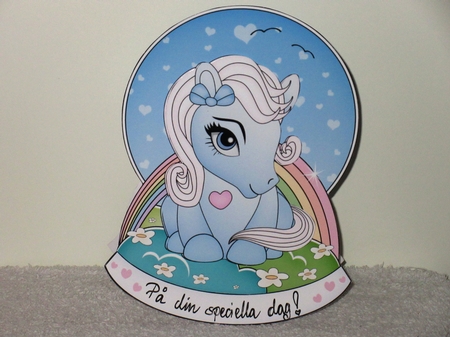 3D Shaped Rocking Card Mini Kit - Cute Little Pony Icicle by Wayne Swan
