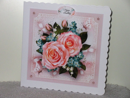 Fresh Pink Bouquet Roses Mini Kit by Wayne Swan