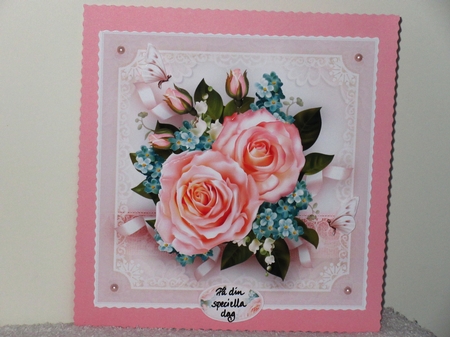 Fresh Pink Bouquet Roses Mini Kit by Wayne Swan