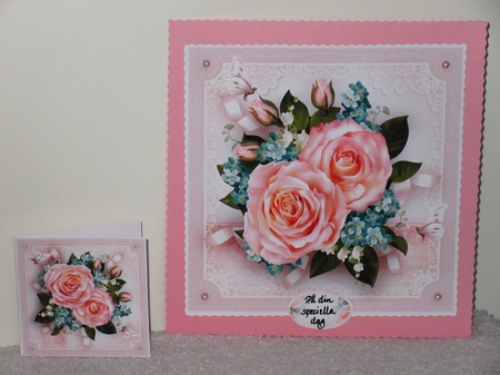 Fresh Pink Bouquet Roses Mini Kit by Wayne Swan