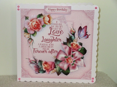 8x8 Beautiful verse with spring roses mini kit by Wayne Swan